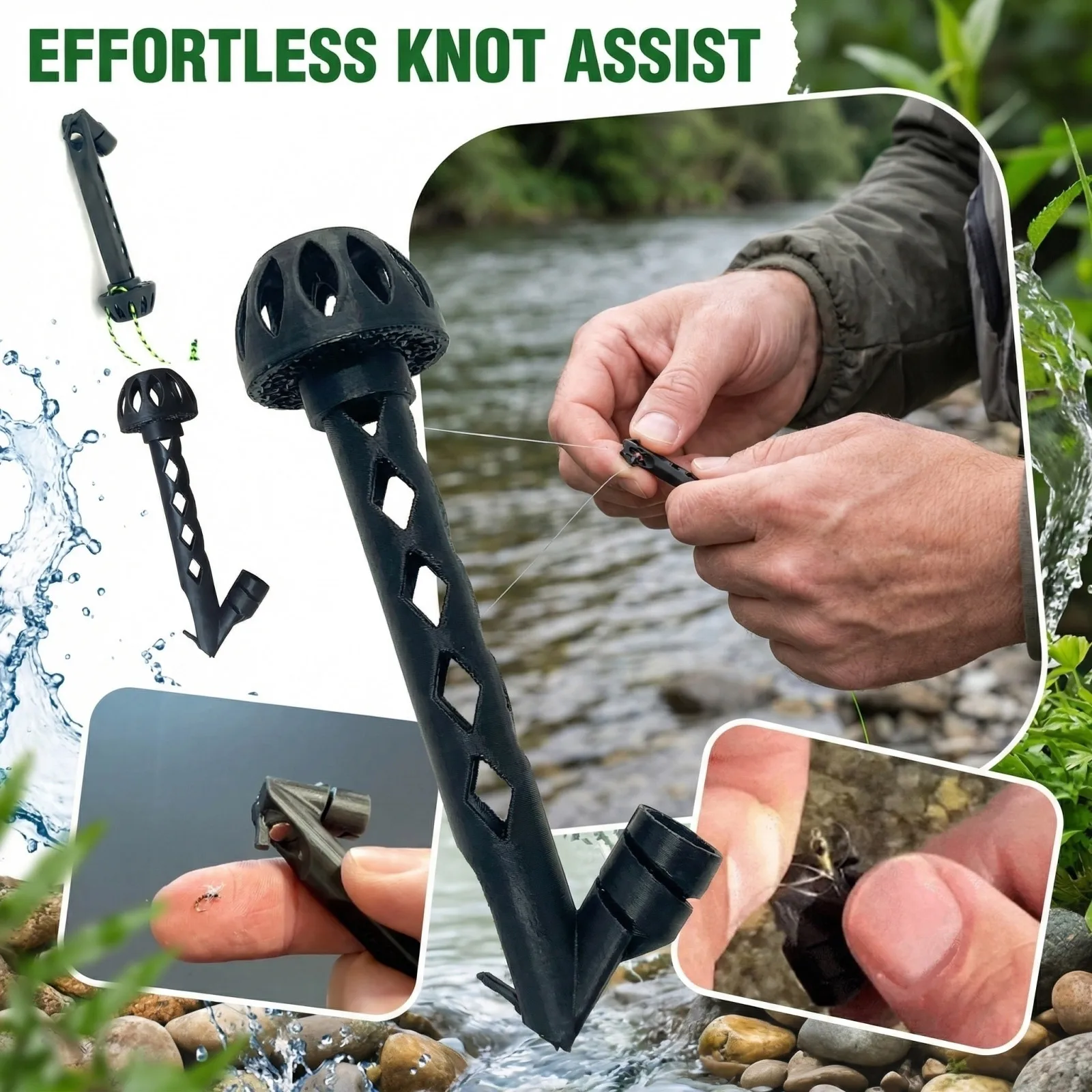 Fishing Equipment Basics - Magnetic Knot Tying Tool Flying Line