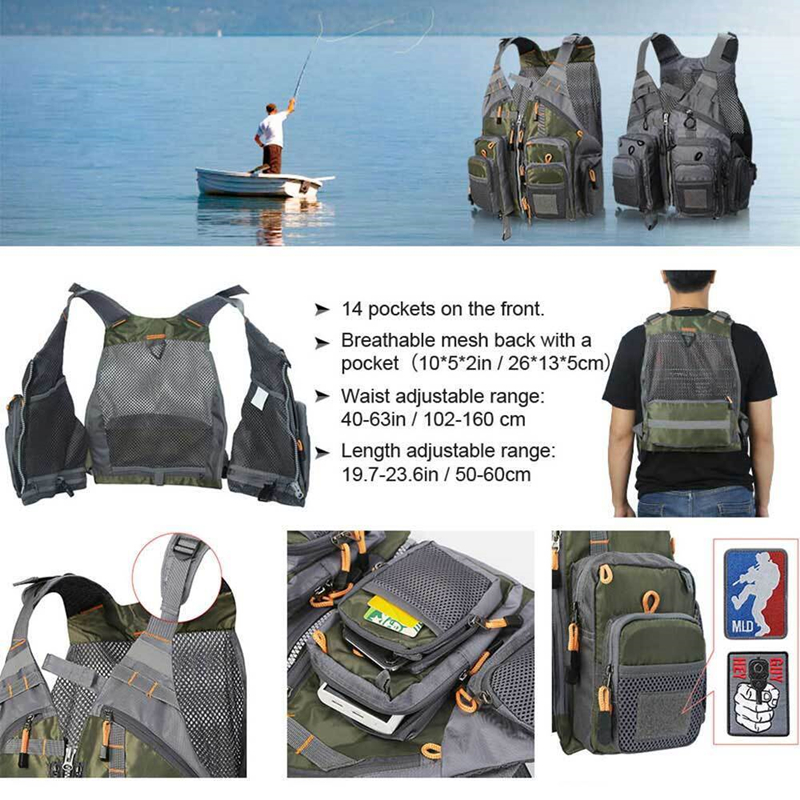 Outdoor Fishing Vest Sailing L - Fishing Vest Jacket incelemesi ve fiyatı