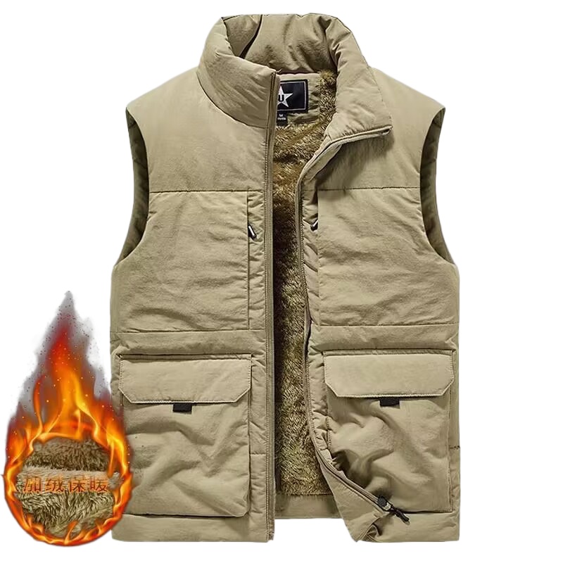 Winter Men's Cargo Hunting Ves - Fishing Vest Jacket incelemesi ve fiyatı