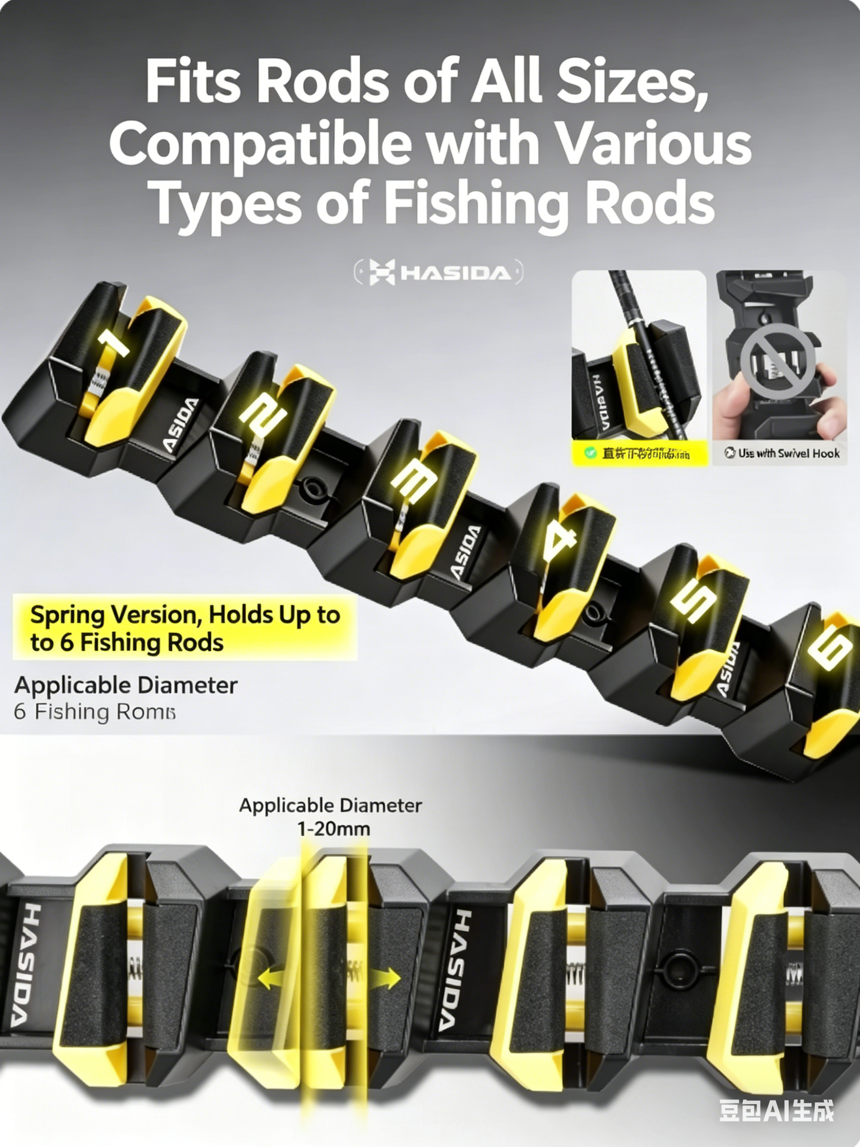 HISTAR Soft Rubber Wall-Mounte - Fishing Equipment Used incelemesi ve fiyatı