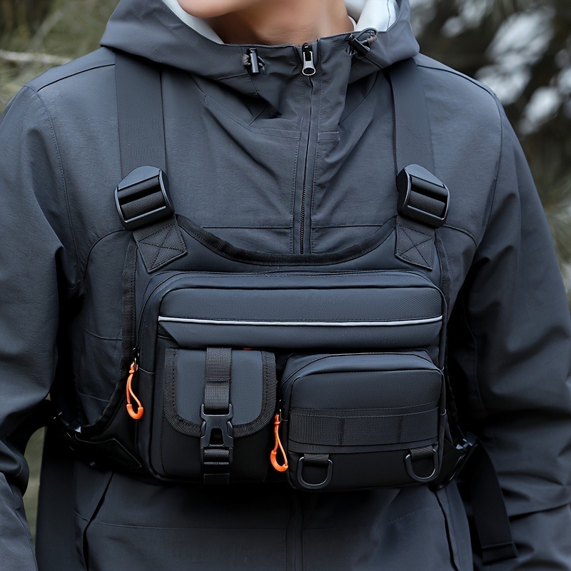 Men's Tactical Chest Bag, Runn - Fishing Vest Jacket incelemesi ve fiyatı