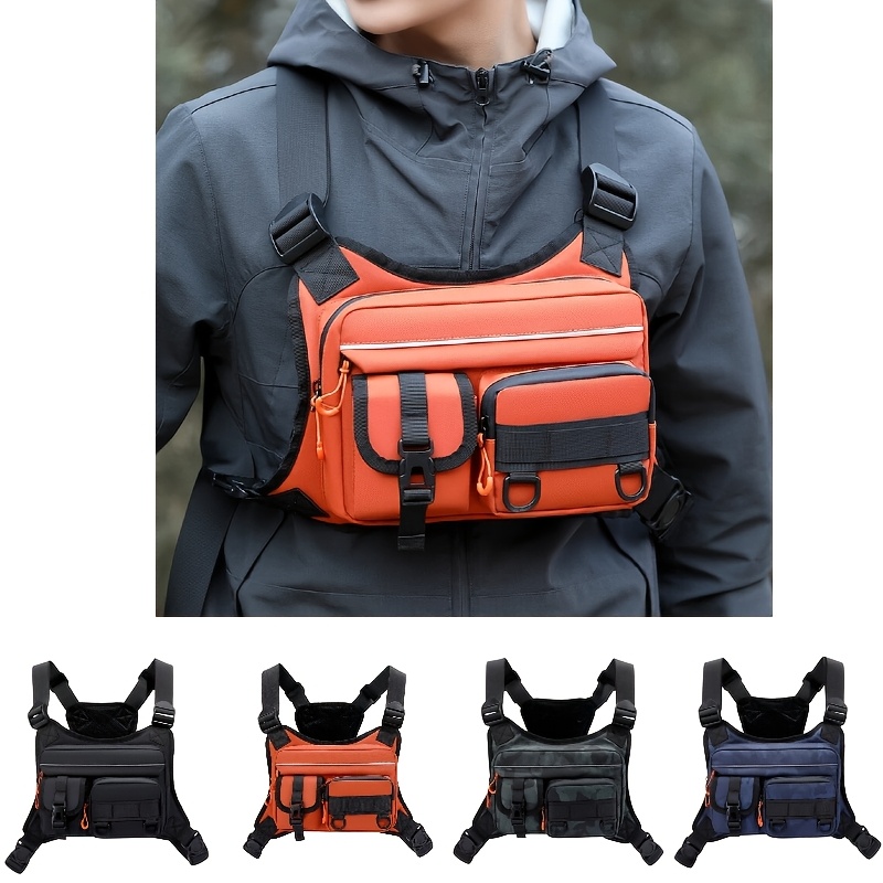 Men's Tactical Chest Bag, Runn - Fishing Vest Jacket incelemesi ve fiyatı