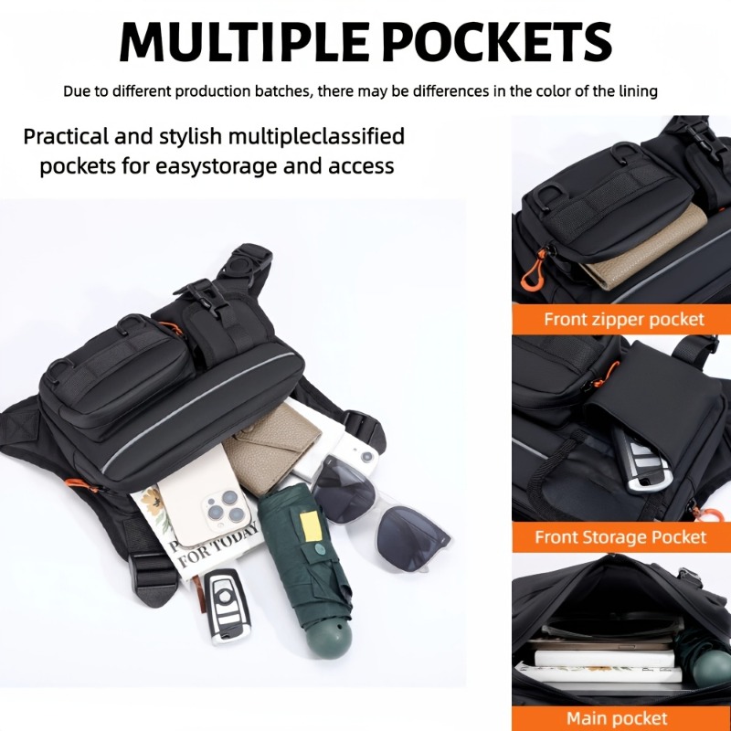 Men's Tactical Chest Bag, Runn - Fishing Vest Jacket incelemesi ve fiyatı