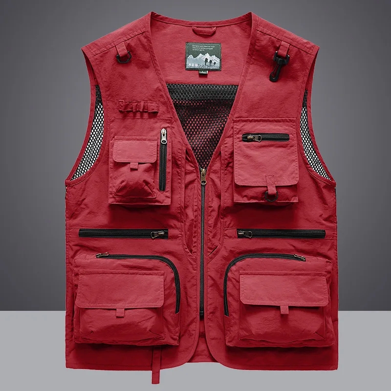 14US Pockets Summer New Men  T - Fishing Vest Jacket incelemesi ve fiyatı