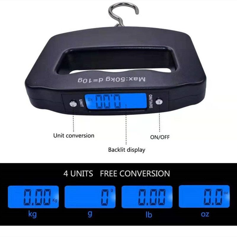 50kg Digital Fishing Scale Han - Fishing Equipment Basics incelemesi ve fiyatı