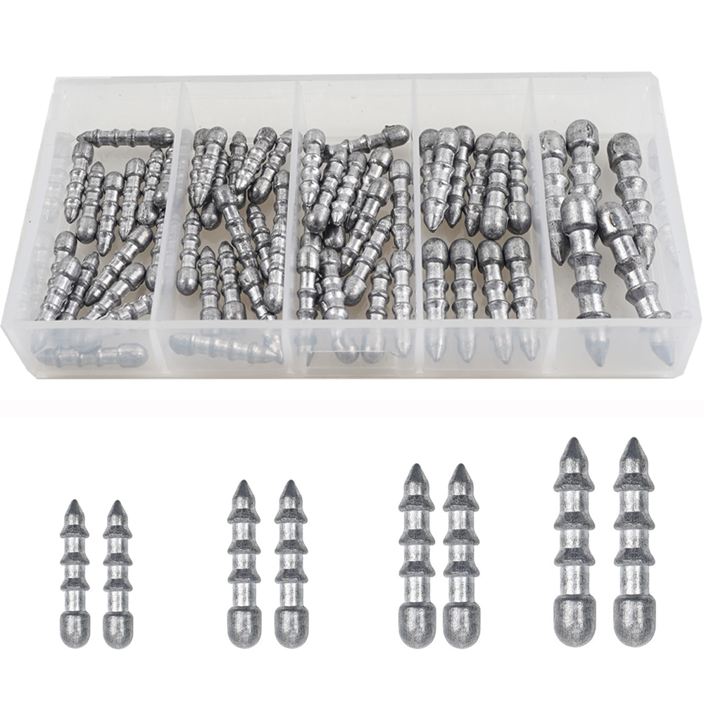60PCS Nail weights Worm Fishin - Fishing Equipment Used incelemesi ve fiyatı