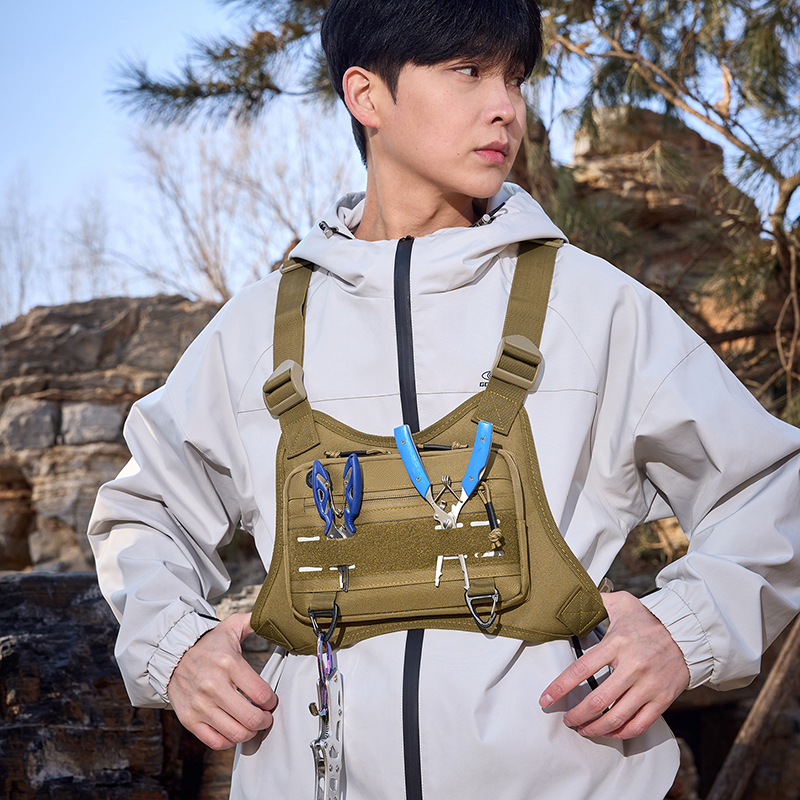 Tactical Front Chest Rig Bag V - Fishing Vest Jacket incelemesi ve fiyatı