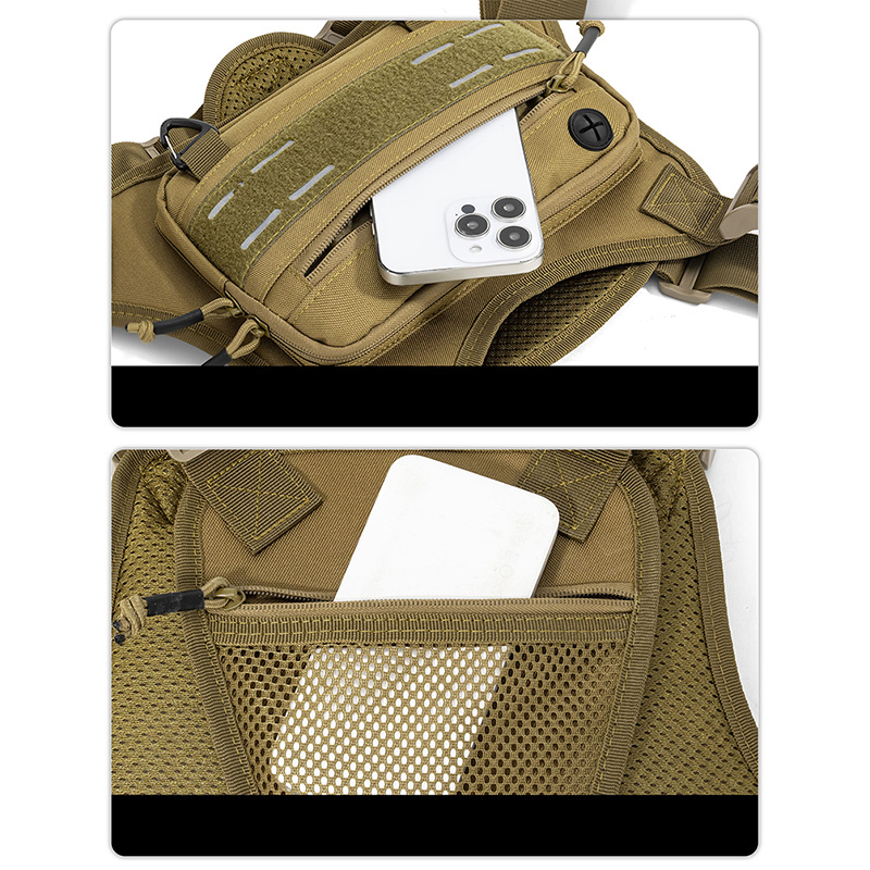 Tactical Front Chest Rig Bag V - Fishing Vest Jacket incelemesi ve fiyatı