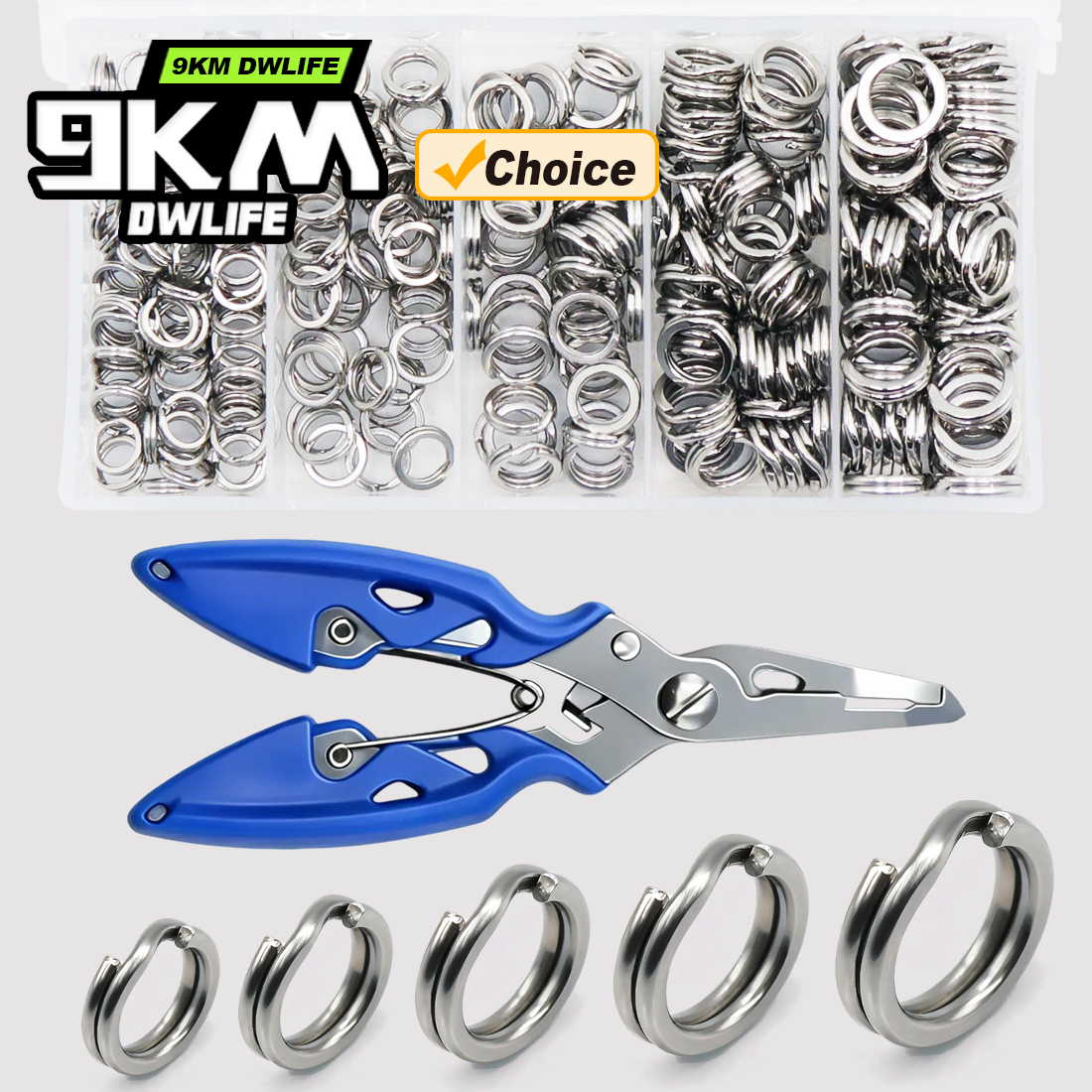 9KM Fishing Split Rings with P - Fishing Equipment Used incelemesi ve fiyatı