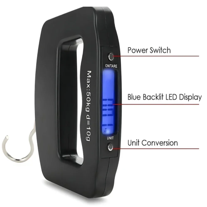 50kg/10g Travel Luggage Scale  - Fishing Equipment Basics incelemesi ve fiyatı