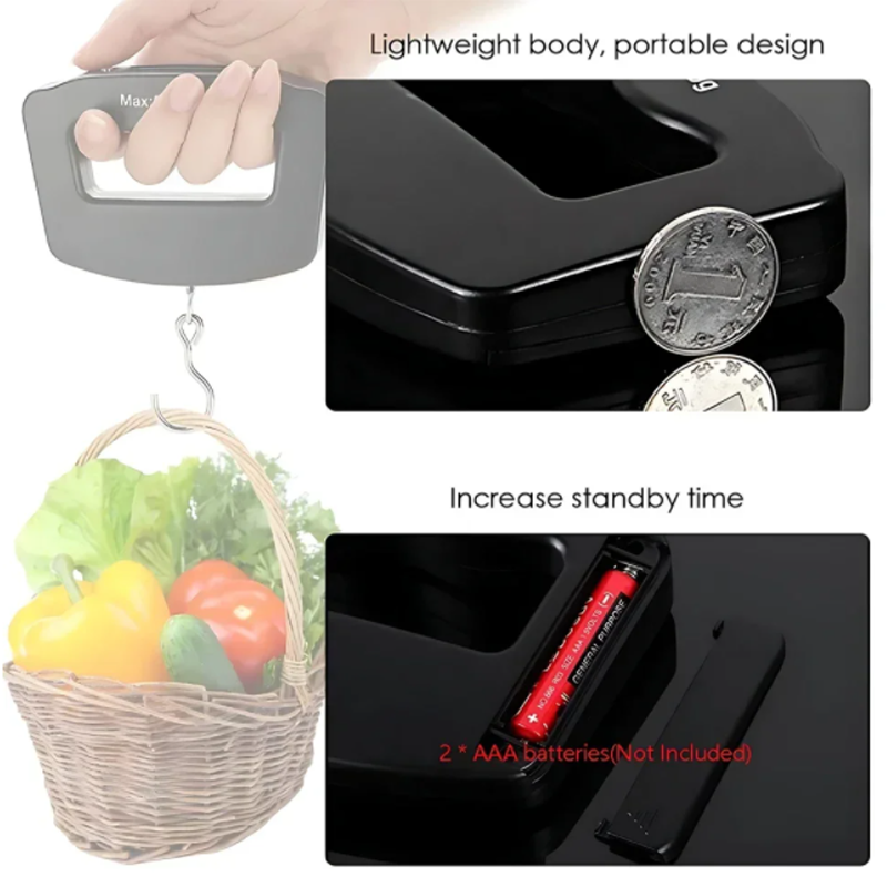50kg/10g Travel Luggage Scale  - Fishing Equipment Basics incelemesi ve fiyatı